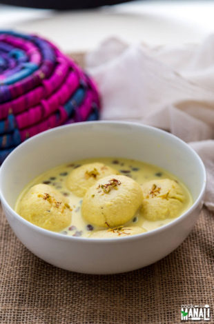 Kesar Rasmalai Recipe - Cook With Manali