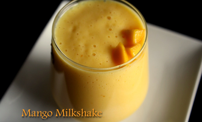 Mango Milkshake Recipe Mango Shake Cook With Manali