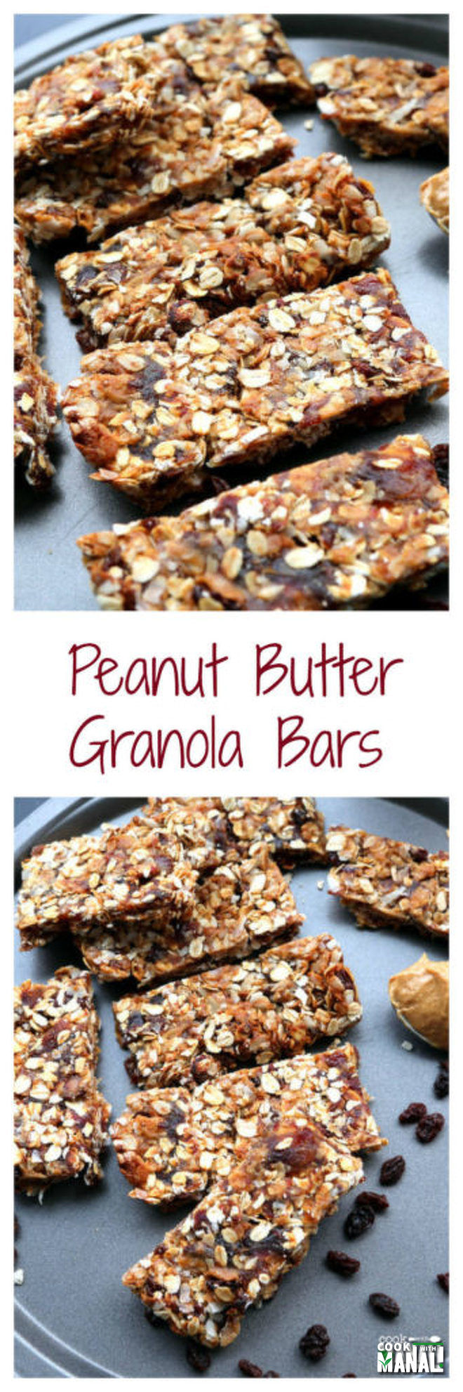 Peanut Butter Granola Bars - Cook With Manali