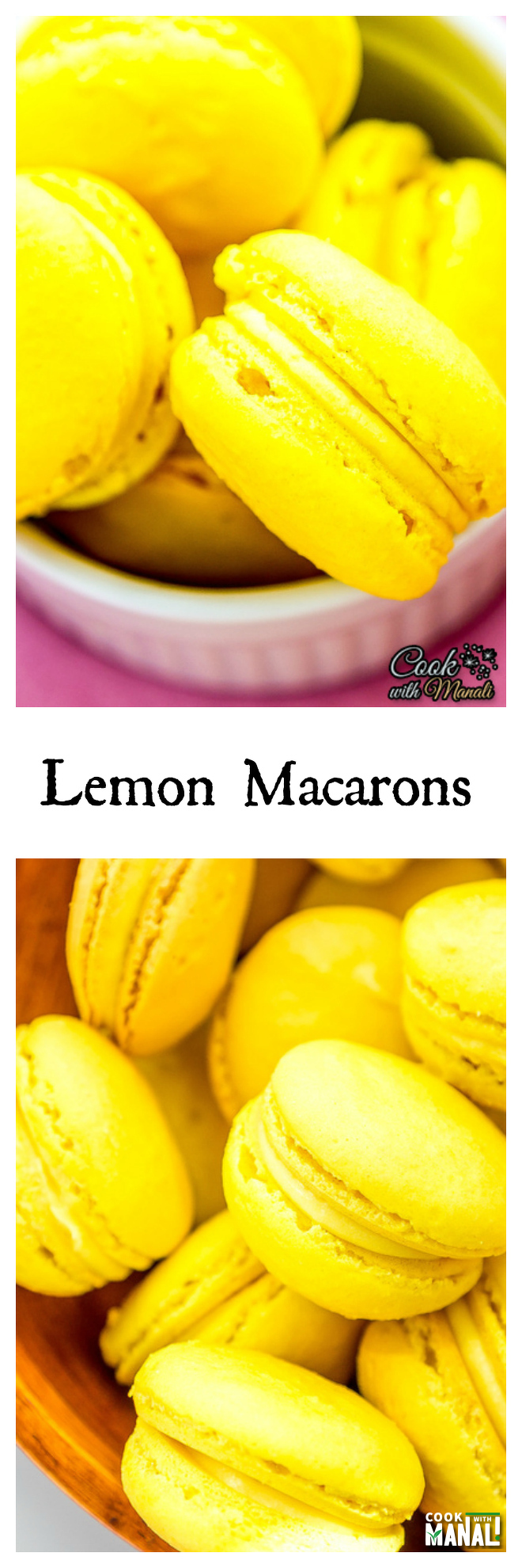 Lemon Macarons - Cook With Manali