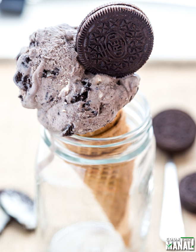 Cookies and Cream Ice - Cook With Manali