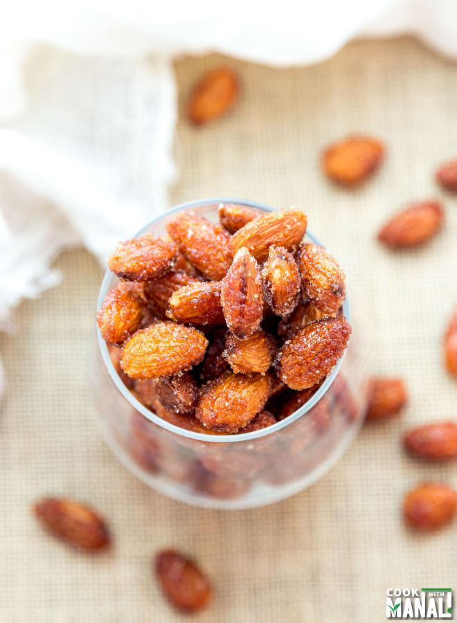 Honey Roasted Almonds - Cook With Manali