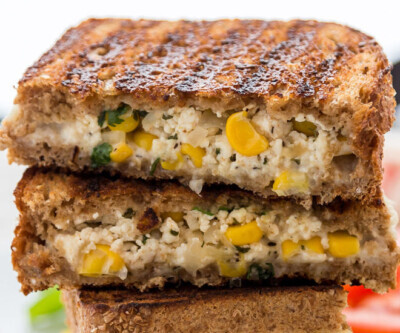 Grilled Cheese Paneer & Corn Sandwich - Cook With Manali