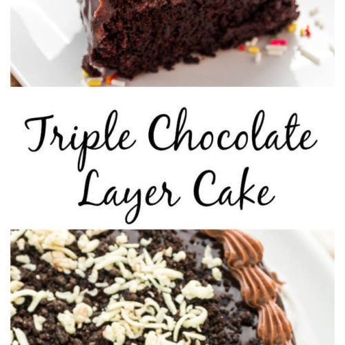 Triple Chocolate Layer Cake recipe | Coles