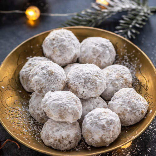 Brown Butter Snowball Cookies - Cook With Manali