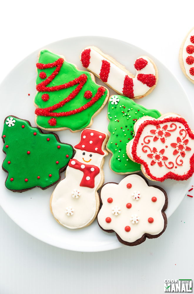 Christmas Sugar Cookies - Cook With Manali