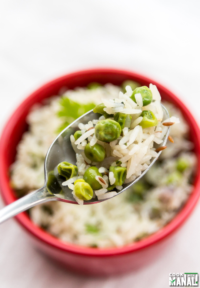 Peas Pulao - Cook With Manali