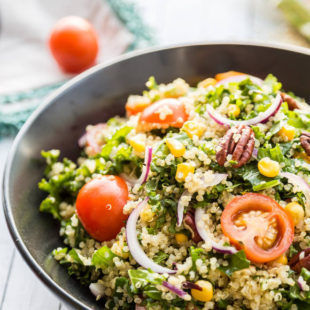 Quinoa Kale Corn Salad - Cook With Manali