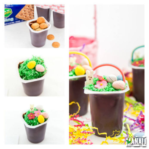 Easter Basket Pudding Cups - Cook With Manali