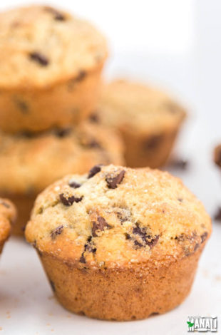 Bakery Style Chocolate Chip Muffins - Cook With Manali