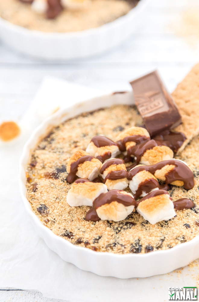 S'mores Creme Brulee - Cook With Manali