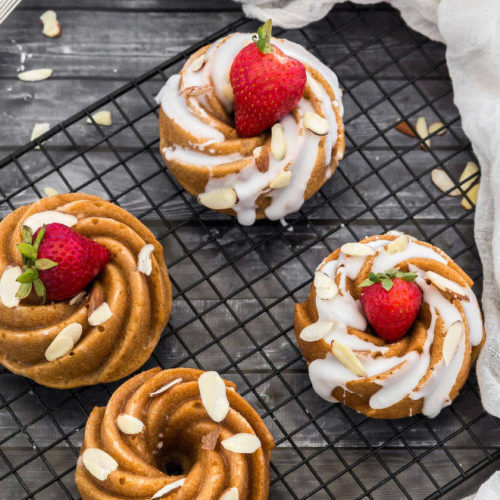 Eggless Cinnamon Mini Bundt Cakes - Cook With Manali