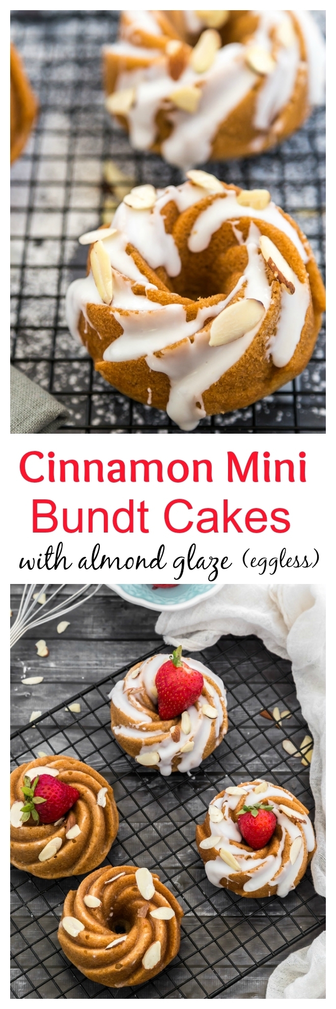 Eggless Cinnamon Mini Bundt Cakes - Cook With Manali