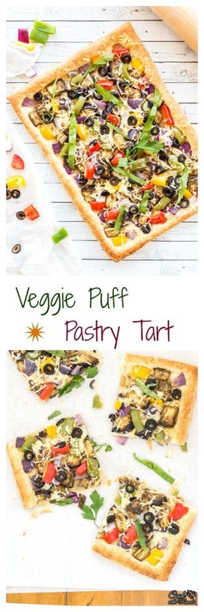 Vegetarian Puff Pastry Tart Cook With Manali