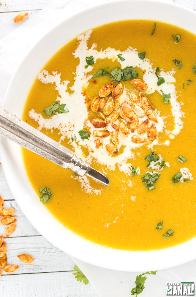 Pumpkin curry soup – Roasted pumpkin soup - Cooking Journey Blog