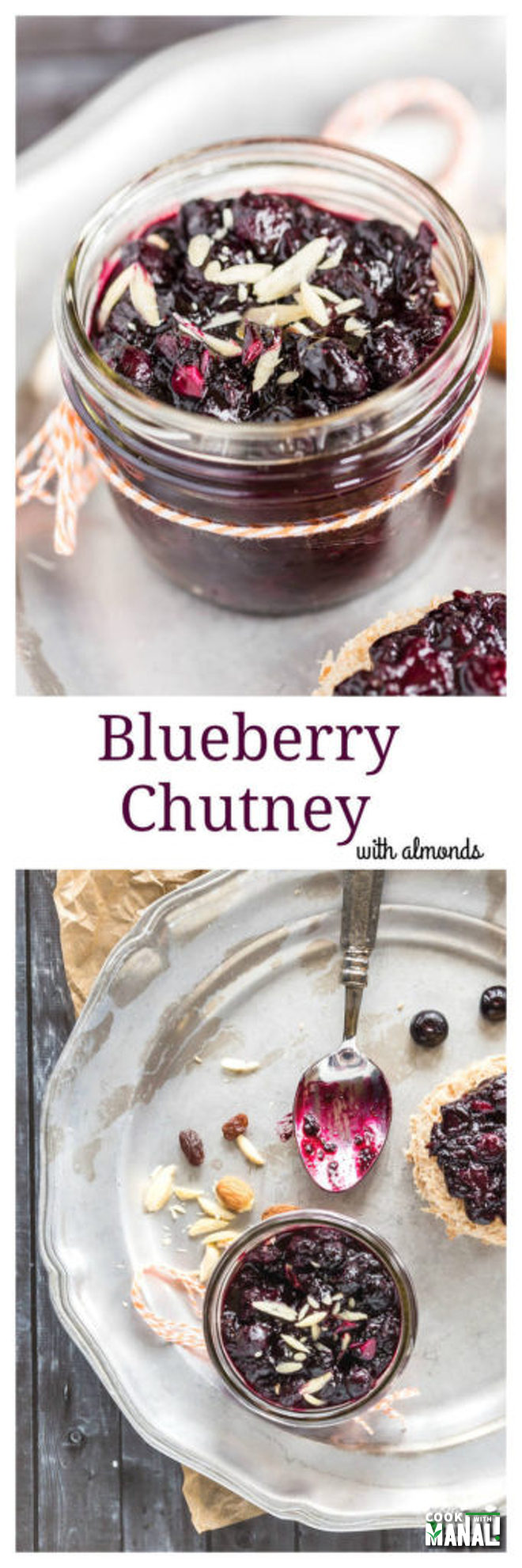 Blueberry Chutney with Almonds - Cook With Manali