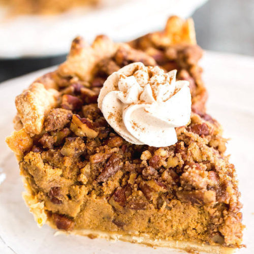 Pecan Streusel Pumpkin Pie Cook With Manali 0940