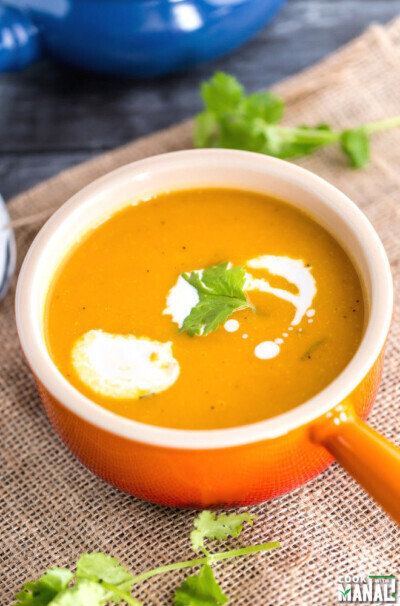 Vegan Butternut Squash Soup - Cook With Manali