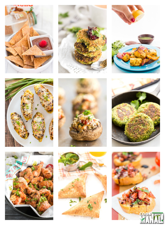 14 Vegetarian Appetizers for New Year's Eve - Cook With Manali