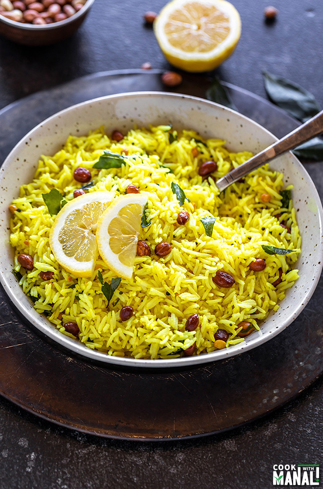 Lemon Rice - Cook With Manali