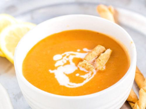 Spicy shop carrot soup