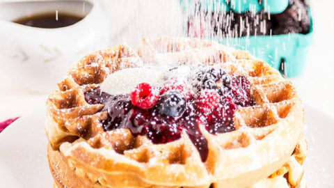 Berry Delicious Belgian Waffles • Happylifeblogspot