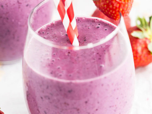 Berry Oat Smoothie - Cook With Manali