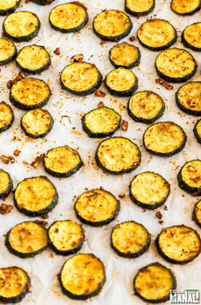 Spicy Roasted Zucchini - Cook With Manali