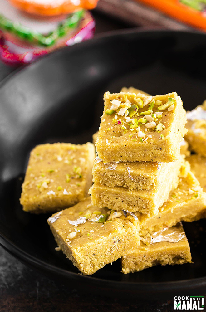 Besan Burfi - Cook With Manali