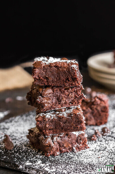 Eggless Brownies - Cook With Manali