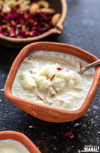 Rice Kheer (Indian Rice Pudding) - Cook With Manali