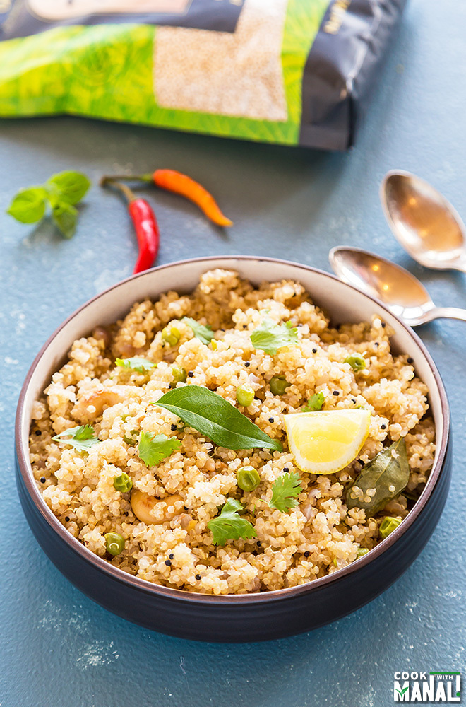 Quinoa Upma - Cook With Manali