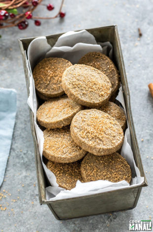 Chai Shortbread Cookies - Cook With Manali