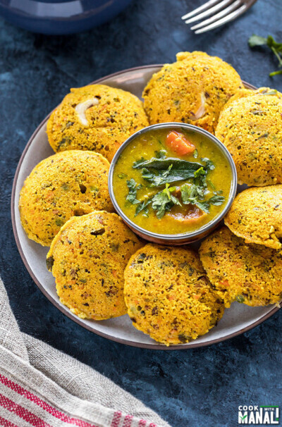 Masala Oats Idli - Cook With Manali