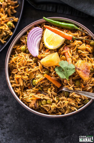 Easy Instant Pot Vegetable Biryani - Cook With Manali