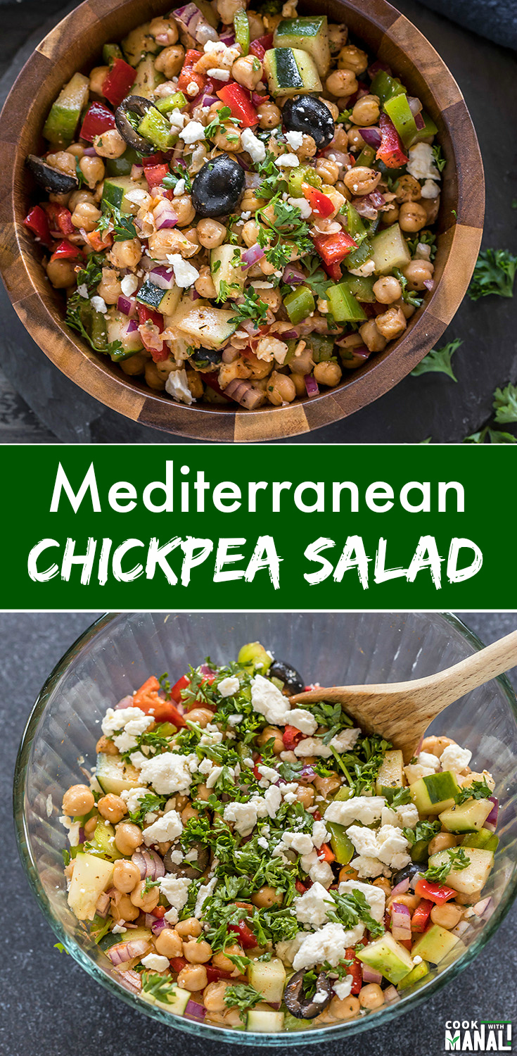 Mediterranean Chickpea Salad Cook With Manali