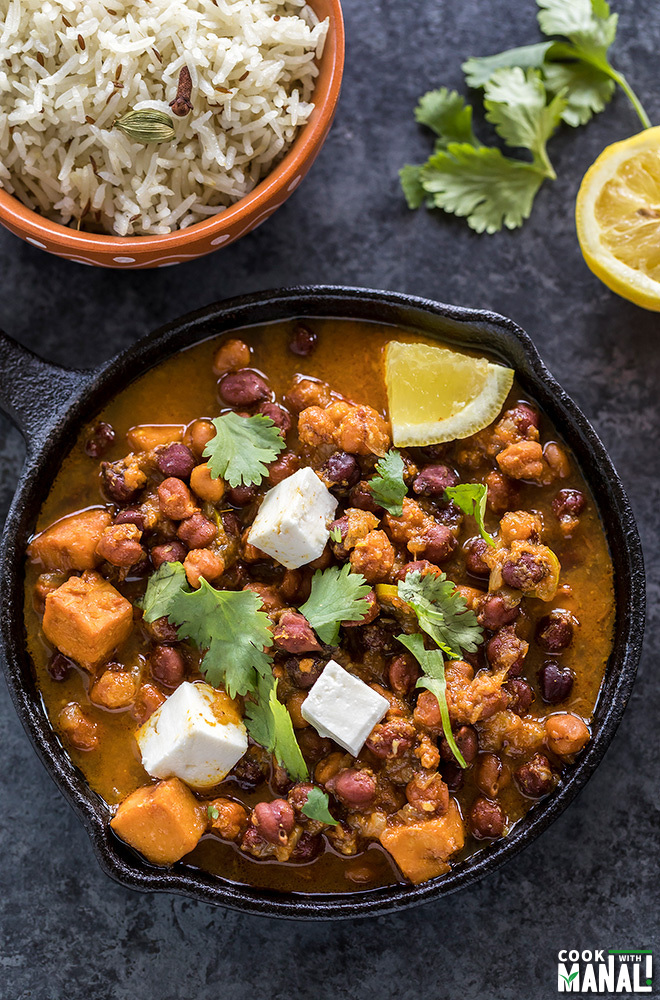 Instant Pot Kala Chana (Black Chickpeas Curry) - Cook With Manali