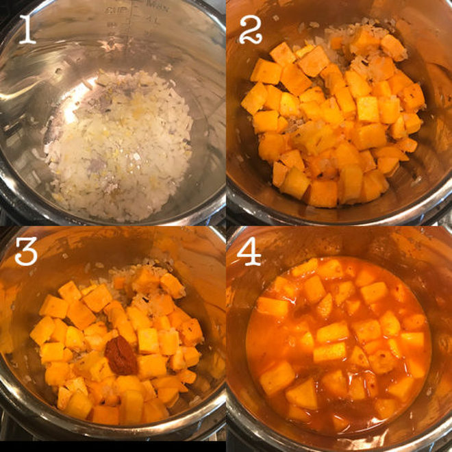 Instant Pot Thai Butternut Squash Soup - Cook With Manali