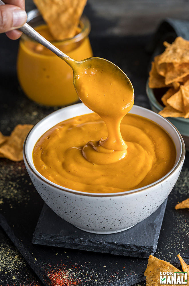 Instant Pot Vegan Cheese Sauce - Cook With Manali