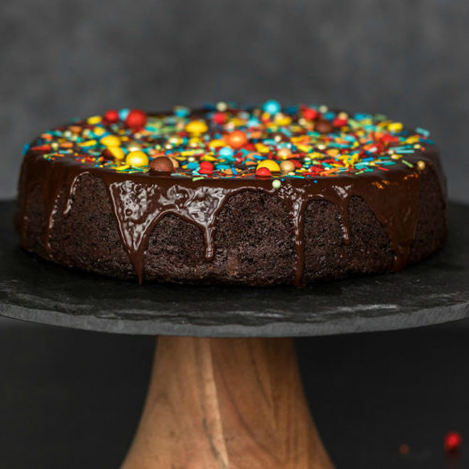 Eggless Vanilla Birthday Cake Recipe - ASmallBite