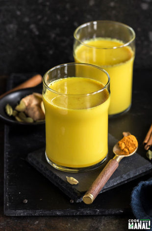 Golden Milk (Masala Haldi Doodh) - Cook With Manali