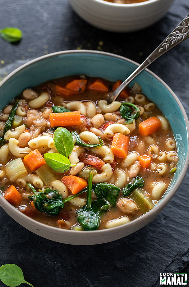 Instant Pot Minestrone Soup - Cook With Manali