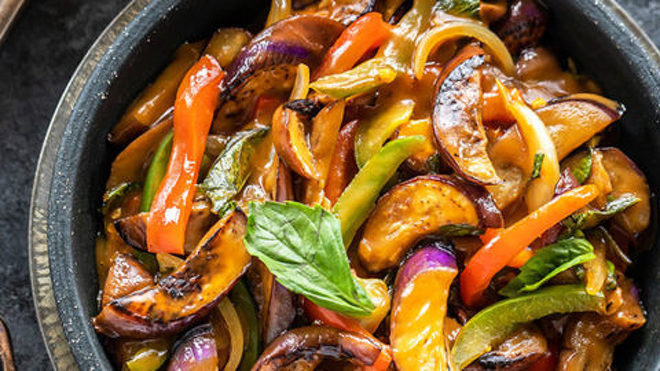 Thai Basil Eggplant