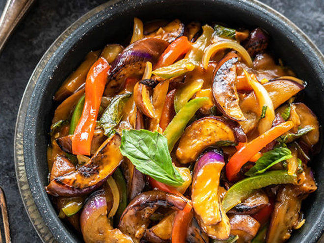 Thai Basil Eggplant