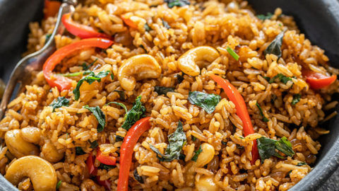 Instant Pot Thai Basil Fried Rice