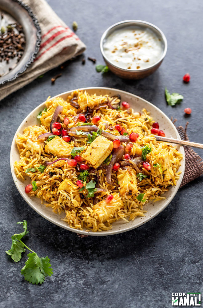 Instant Pot Paneer Biryani - Cook With Manali