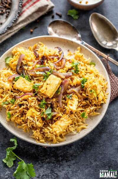 Instant Pot Paneer Biryani - Cook With Manali