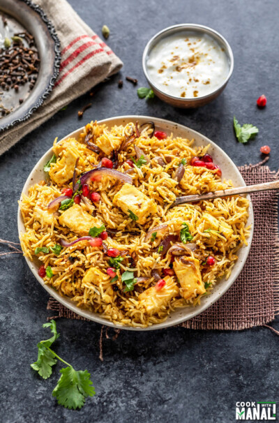 Instant Pot Paneer Biryani - Cook With Manali