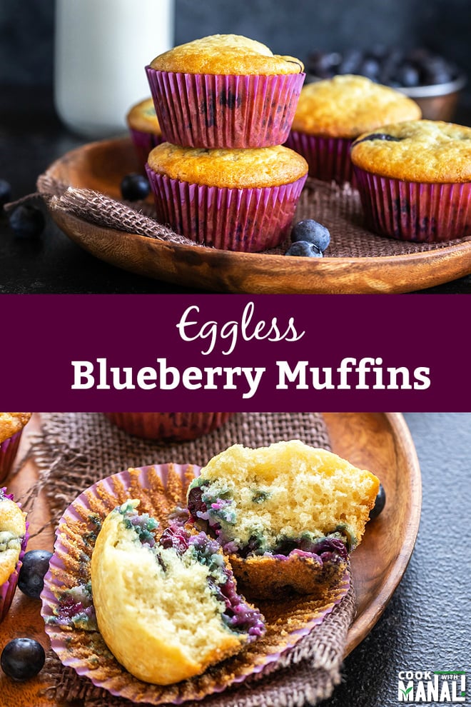 Eggless Blueberry Muffins Cook With Manali 0064