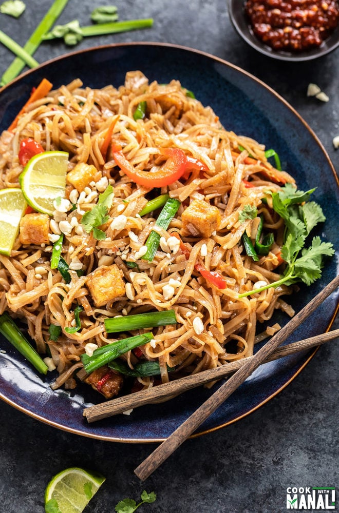 Vegan Pad Thai - Cook With Manali